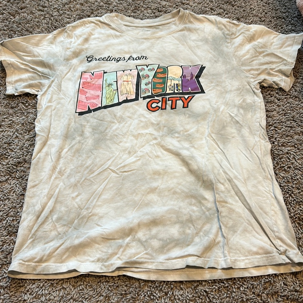 Women’s S/M Greg tie dye tee.